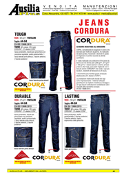 AUSILIA PLUS - ABBIGLIAMENTO DA LAVORO JEANS